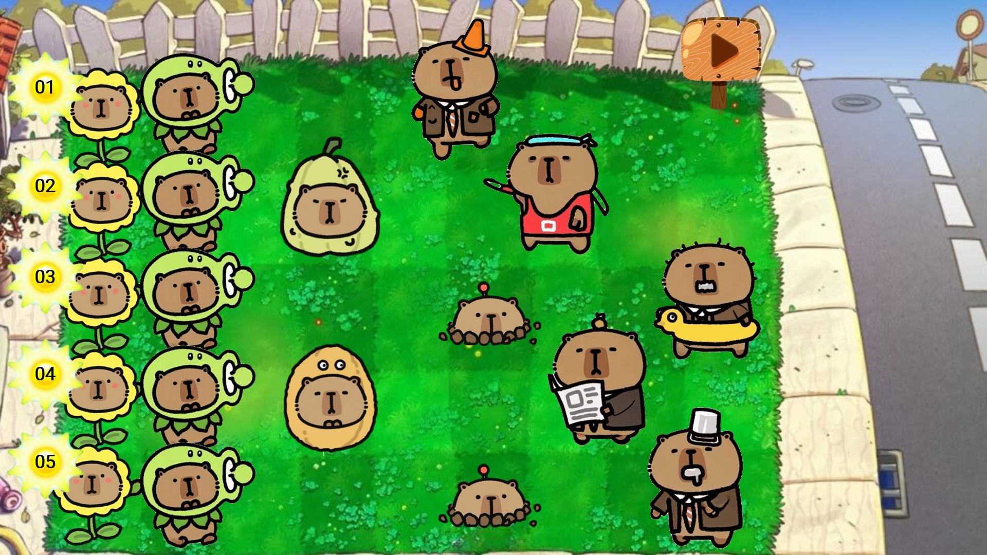 Ảnh chụp màn hình 2025-04-20 221934 Plants & Zombies - Capybara version - Hình ảnh 2