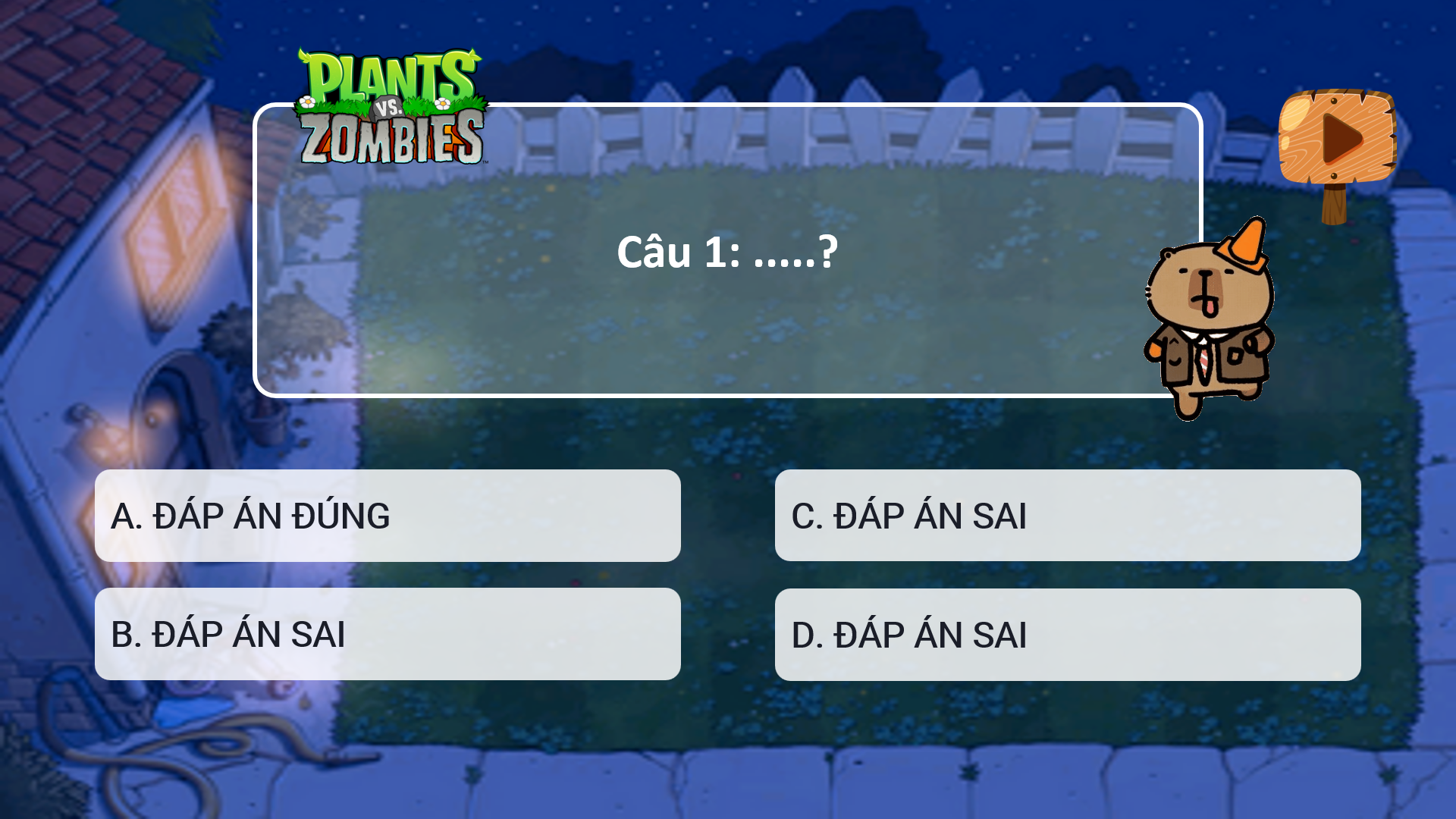 Ảnh chụp màn hình 2025-04-20 221941 Plants & Zombies - Capybara version - Hình ảnh 3